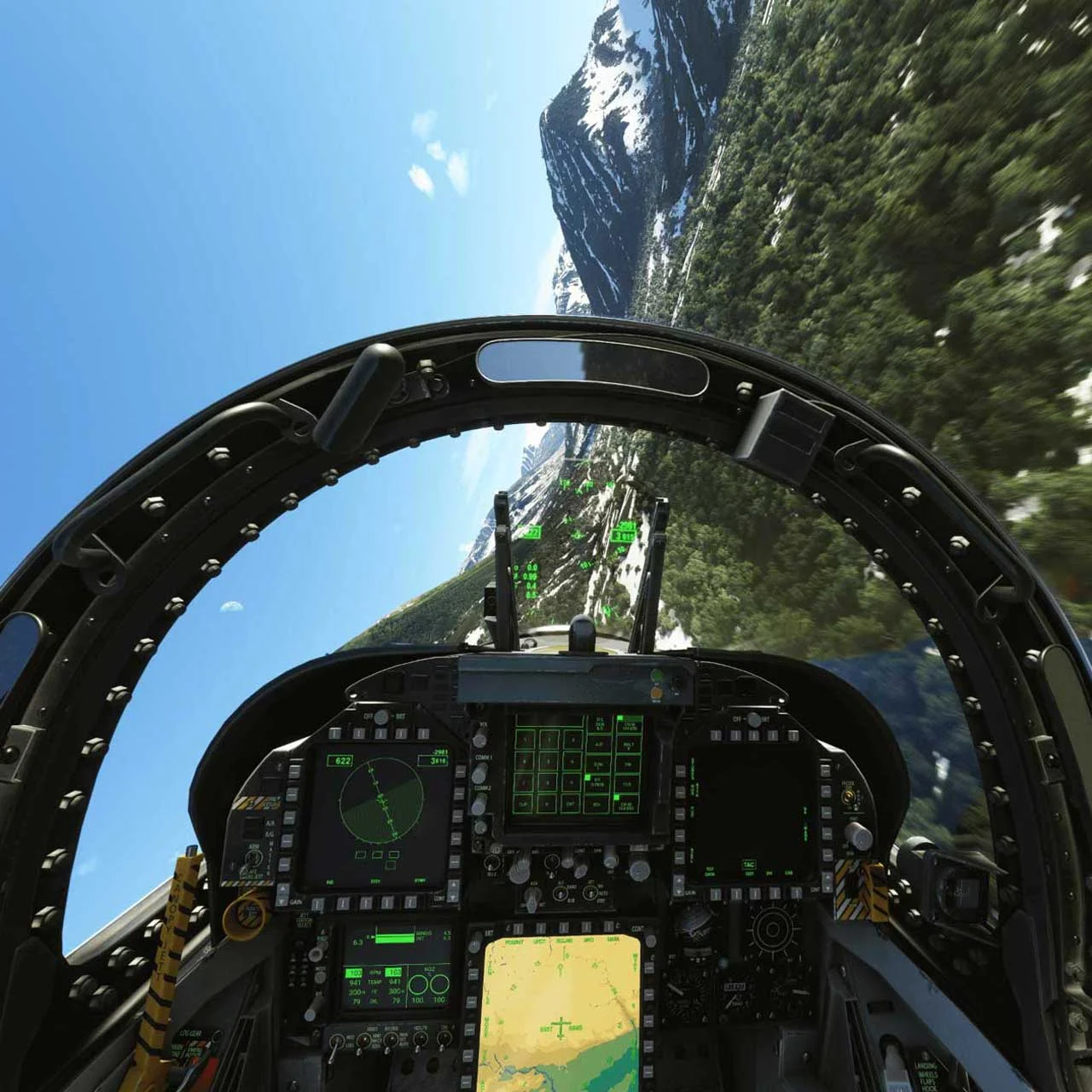 Screenshot from Microsoft Flight Simulator VR