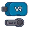 VR motion controllers icon