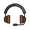 Headset with microphone icon representing Customer Support